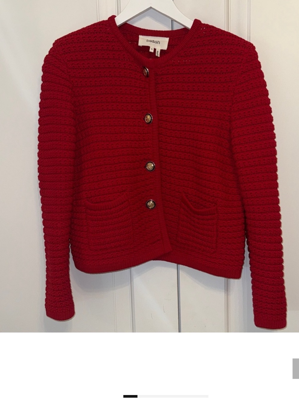 ba&sh Gaspard Knit Button Jacket - Picture 6 of 6